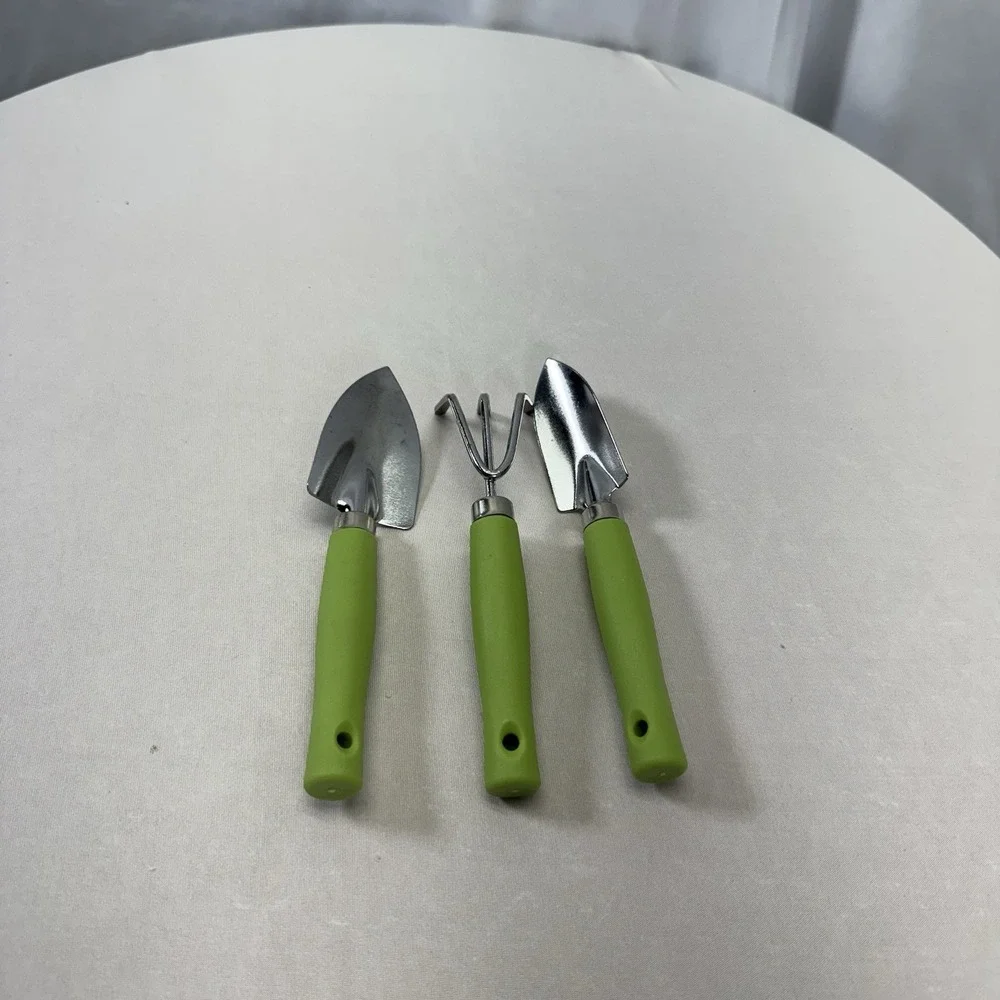 Mini Kids Garden Tool Set for‎ Toddler with Trowel, Cultivator, Green